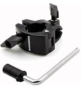 Leconova Electronic Drum 4-Way Clamp + L-Bracket Kit - 38mm to 22mm Adapter for Roland/Yamaha/Ale...