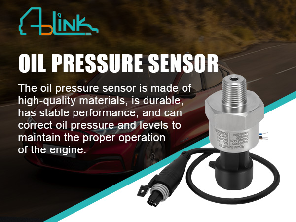 AULINK 500 PSI Pressure Transducer Sender Sensor with 1/8" -27 NPT 316 Stainless Steel Thread