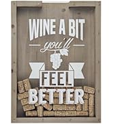 Wine Cork Holder Decor Gifts Shadow Box Wine Sign for Wine Lovers Accessories Display Storage Dec...