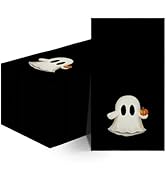 Horaldaily 100 Halloween Disposable Paper Decorative Guest Napkins,Pumpkin Ghost Hand Towel for P...