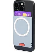 PROfezzion Minimalist Slim Magnetic Wallet, Anti-slip Durable Plastic Card Holder 2-Cards Designe...