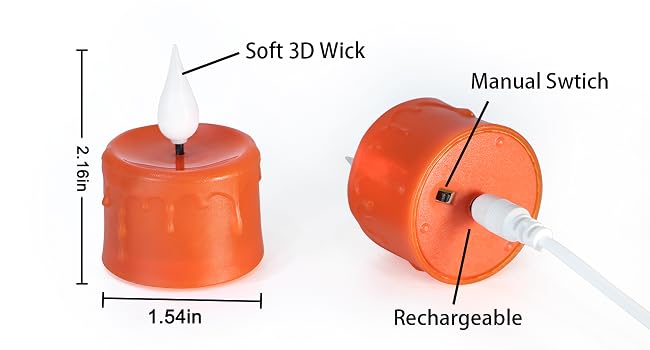 recharegeable candles