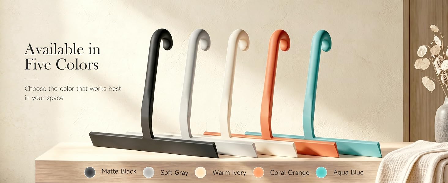 10 Inch Silicone Shower Squeegee for Glass Doors