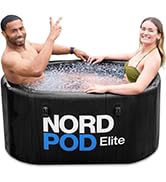 LifePro NordPod Elite Recovery Ice Tub – Oval 2 Person Inflatable Ice Bath Tub – Portable Cold Pl...