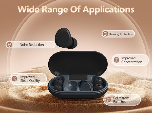 36dB Silicone Ear Plugs for Noise Reduction