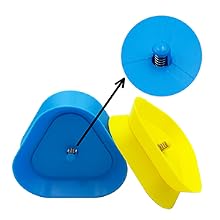 Triangle Shaped Card Holders for Playing Cards, 4 Pack Plastic Table Game Accessories