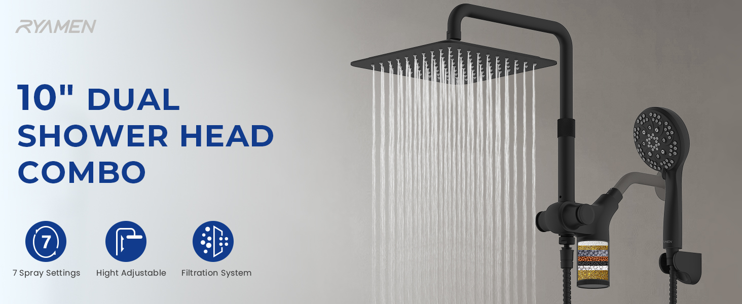 DUAL SHOWER HEAD COMBO