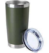 HASLE OUTFITTERS 20oz Tumblers Bulk Stainless Steel Cup with Lid Double Wall Vacuum Insulated Cof...