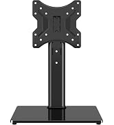 TVON Universal TV Stand Base, Swivel Table Top TV Stand for 20-43 inch TVs/Monitors with 4 Level ...