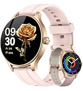 Smart Watch for Women, Built-in AI Voice, Bluetooth Call & Answer, IP68 Waterproof, 105+ Sports M...