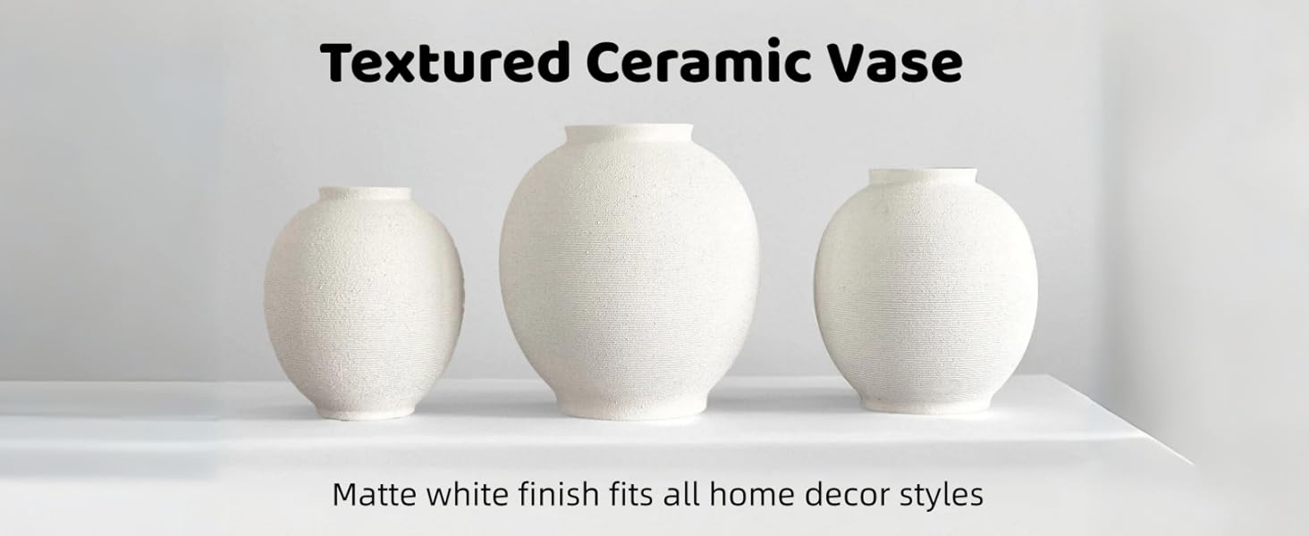 Textured Ceramic Vase