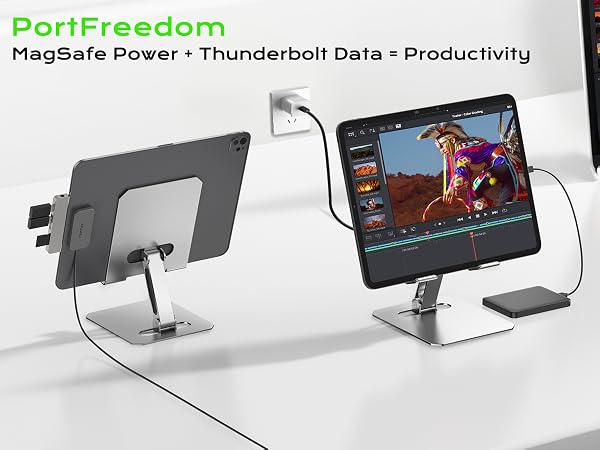 KUXIU Megnetic Wireless Charger, 35W Fast Charging Block with 5.56ft USB C to C Charger Cable