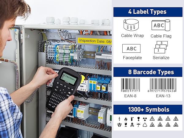 Versatile Editing: 1300+ Symbols, Support Barcode