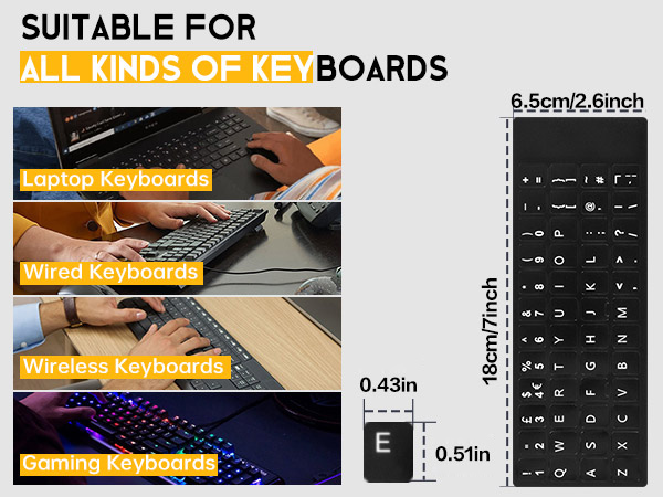 laptop keyboard stickers