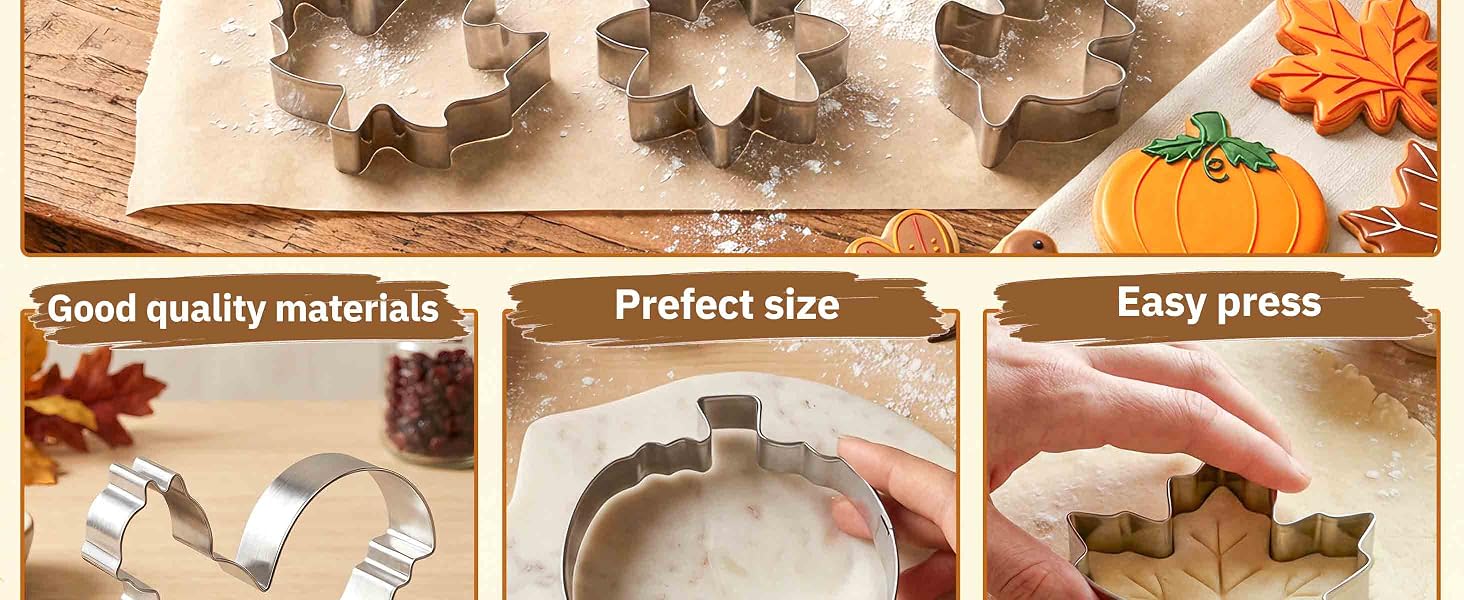 Thanksgiving Cookie Cutters
