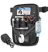 Nurse Fanny Pack with Tape Holder, SITHON Multi Compartment Medical Gear Pocket Belt Bag Nursing ...