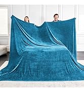Serenhom Extra Large 120x120 Inch Giant Soft Cozy Fleece Blanket, Huge Oversized Seamless King 3D...