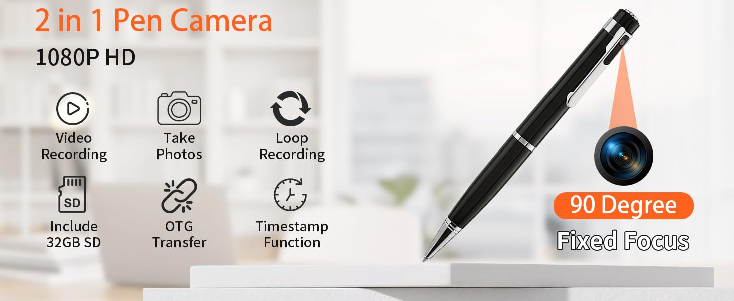 2 in 1 Pen Camera