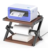 Label Holder for Rolls and Fan-Fold Labels, Thermal Shipping Label Holder for Thermal Printer, De...