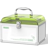 Glosen Medicine Lock Box With Key,