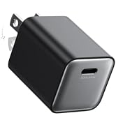 wegear 30W Compact Wall Charger, USB C Charger Block with GaN III Tech, PD3.0 PPS QC4.0 Fast Char...