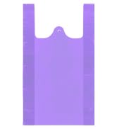 purple plastic bags