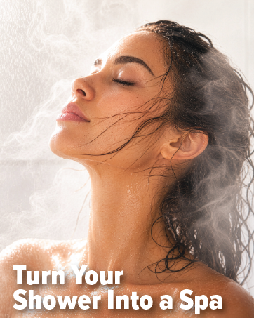 turn your shower into a Spa