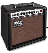 Portable Electric Guitar Amplifier, 30 Watt Power, 8 Inch High-Definition Speaker, Bass, Dual Inp...
