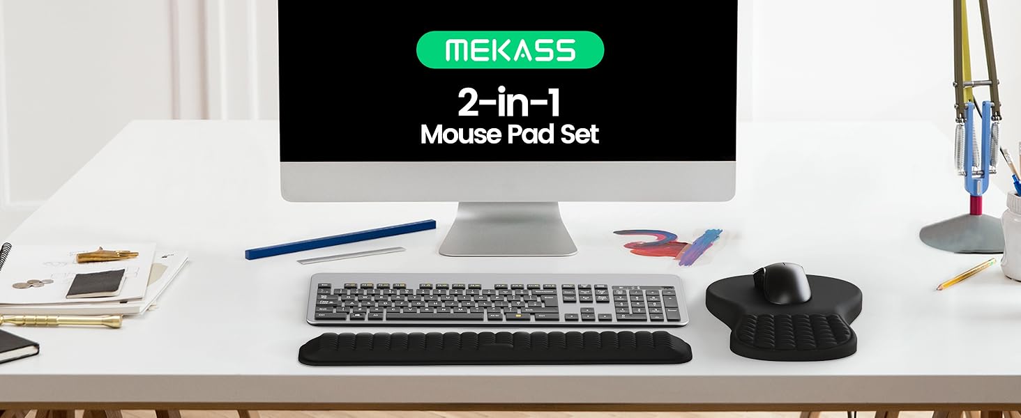 mouse pad and keyboard wrist rest