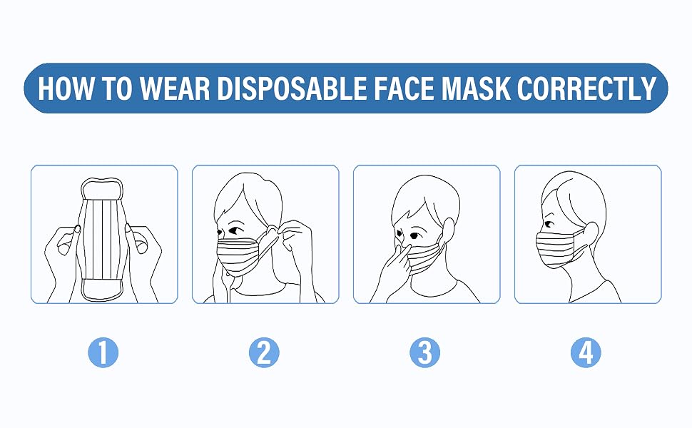 how to wear the face masks