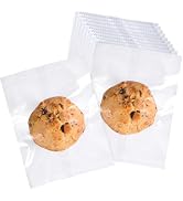 Prembag 4x6 Transparent Heat Seal Bags for Cookies,Clear Cookie Bags with Seal,Small Treat Bag fo...