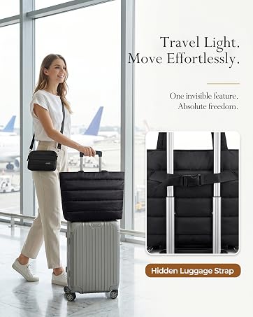 tote bag wirh luggage strap