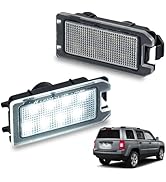 Raceast LED License Plate Light Assembly for Jeep Grand Cherokee 2014-2020, Fiat 500 2013-2019 - ...