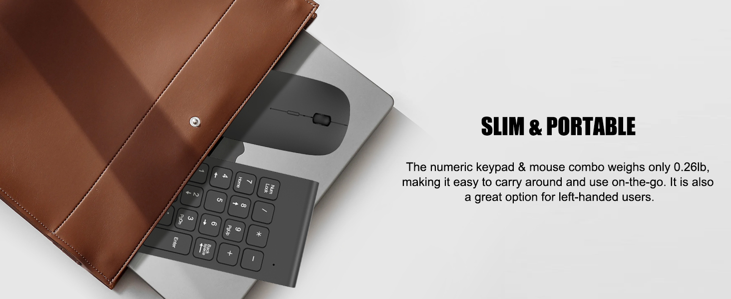 Slim and portable