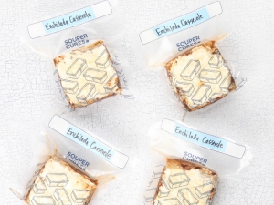 Frozen Enchilada Casserole in Souper Cubes vacuum seal bags