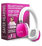 Puro Sound Labs PuroQuiet Plus Noise Cancelling Headphones for Kids, Bluetooth Kids On Ear Headph...