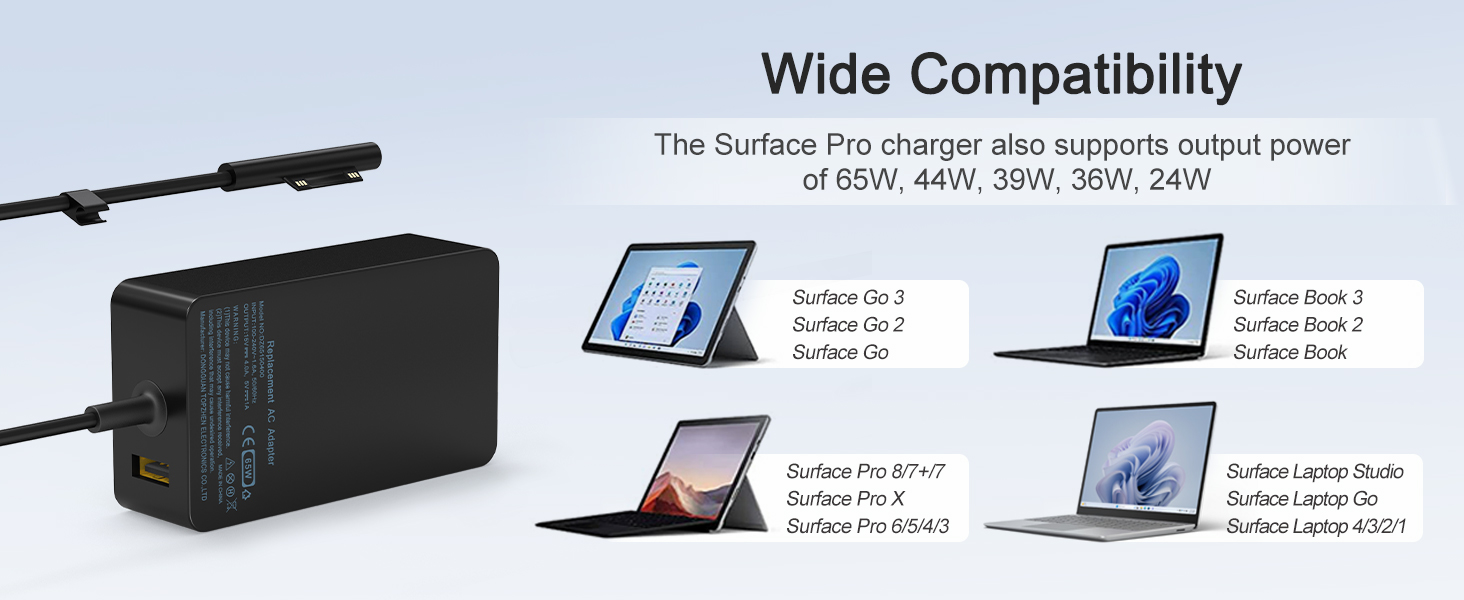 65W Surface pro charger