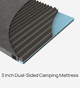 3 Inch Dual-Sided Memory Foam Camping Mattress
