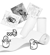 Sticker Paper Compatible with T02 M02X M02L Adhesive Thermal Paper for Study Notes, Photo, Doodle...