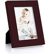 RPJC 3.5x5 inch Picture Frame Made of Solid Wood High Definition Glass for Table Top Display and ...