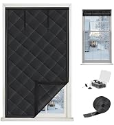 Window Insulation for Winter, Thermal Curtains Insulated Window Blanket Cover to Keep Cold Out, W...