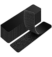 Art3d 16 Sets Hook and Loop Tape Sticky Back,1 in.x 4 in. Double-Sided Adhesive Strip,Heavy Duty