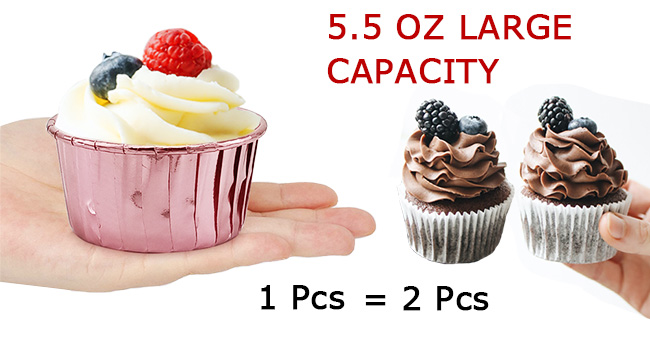 large cupcake liners