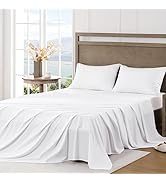 FreshCulture Queen Sheet Set - Ultra Soft Sheets for Queen Size Bed - Brushed Microfiber - Deep P...