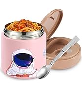 Thermo for Hot Food Kids - 15.2oz, Leak Proof Insulated Food Jar, Soup Thermo, Insulated Lunch Co...