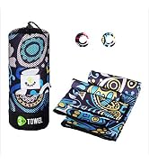 4Monster Camping Towels 3 Size at 1 Pack,Microfiober Towel Fast Drying,Beach Travel Towel Ultra C...