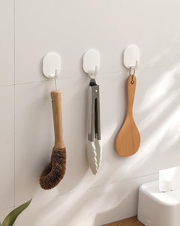 Adhesive Plastic Hooks