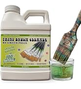 Green Piece Paint Brush Cleaner & Restorer – 100% Natural, Non-Toxic Formula – Made in USA – Cle...