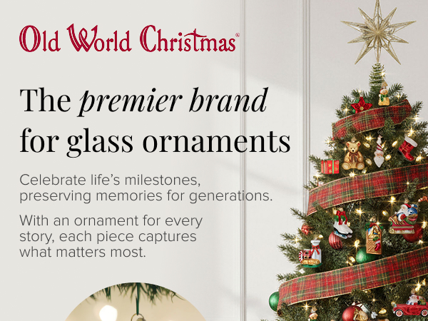 The premier brand for glass ornaments