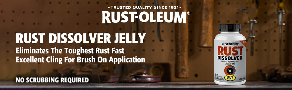 rust dissolver jelly excellent cling brush on application